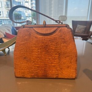 Vintage Palizzio Very New York Lizard Skin Handbag